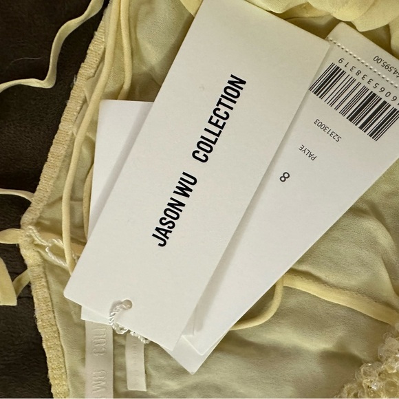 NWT JASON WU COLLECTION Sequined Open-Knit Midi Dress Size 8 Retail $4,595 - Picture 10 of 12